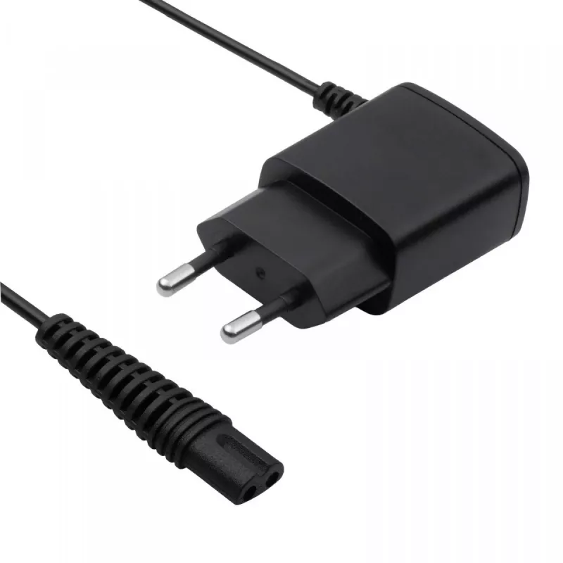 AKYGA maitinimo šaltinis Braun skustuvams, AC 100-240V į DC 5.9V 600mA, EU kištukas, juodas