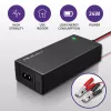 Qoltec automatinis akumuliatoriaus įkroviklis AGM GEL STD | Lygintuvas 12V | 2A | 24W | LED | Laidas 1,8 m
