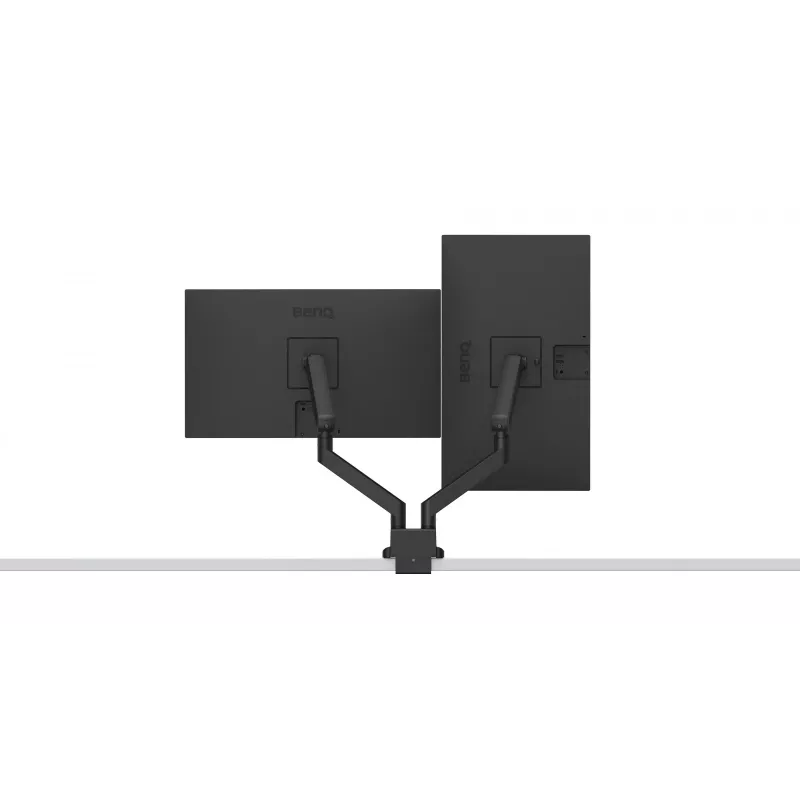 BENQ BDL01 Vieno monitoriaus rankena 17-32 colių ekranams, stalo spaustuvas/anginis tvirtinimas, VESA 75x100, dujinė spyruoklė, juoda