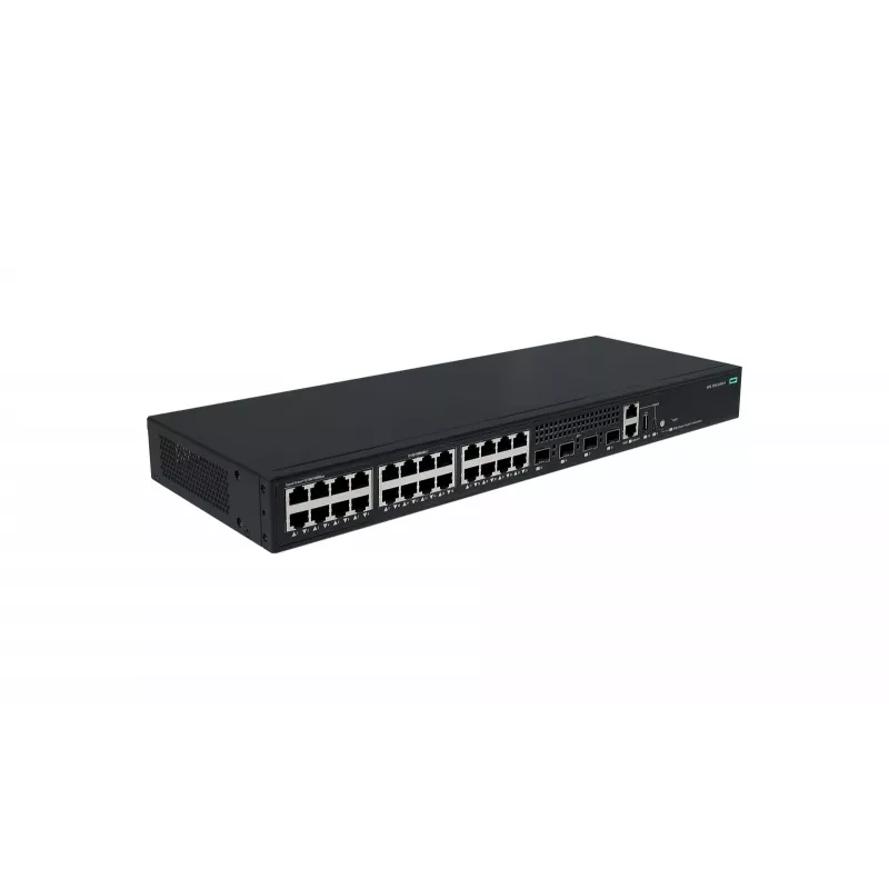 HPE OfficeConnect 2150 24G 4P Switch - 24 portų Gigabit PoE+ su 4 SFP+ jungtimis