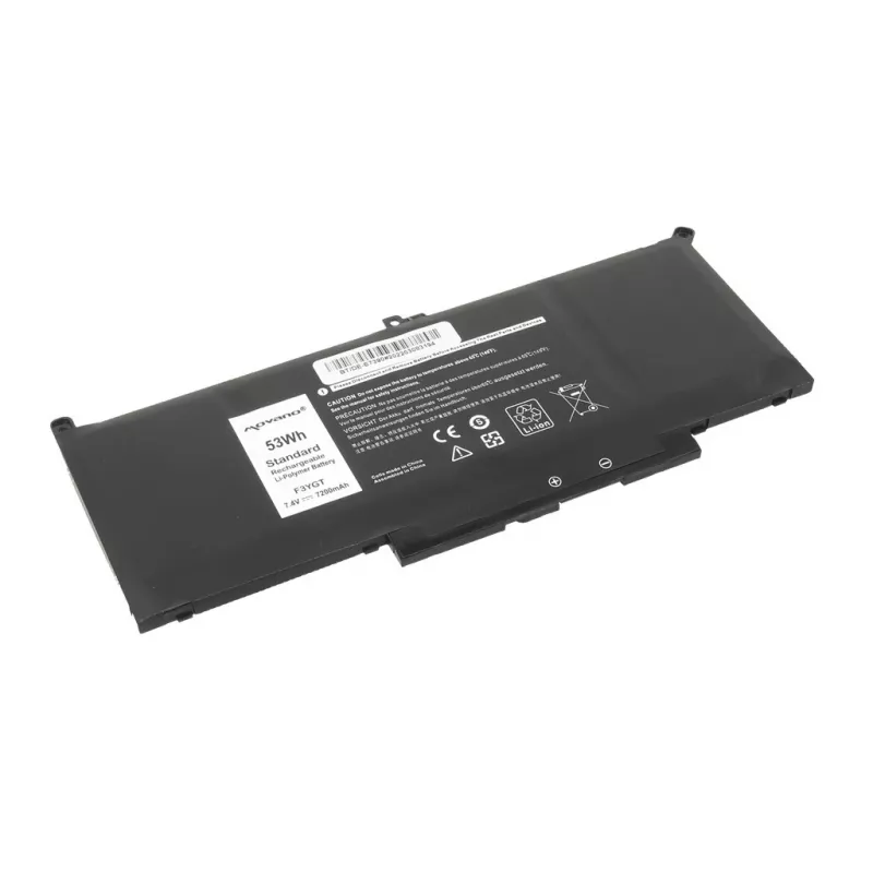 MITSU Battery MYJ96, skirta Dell Latitude 7390 7490 - 7200 mAh (53 Wh)