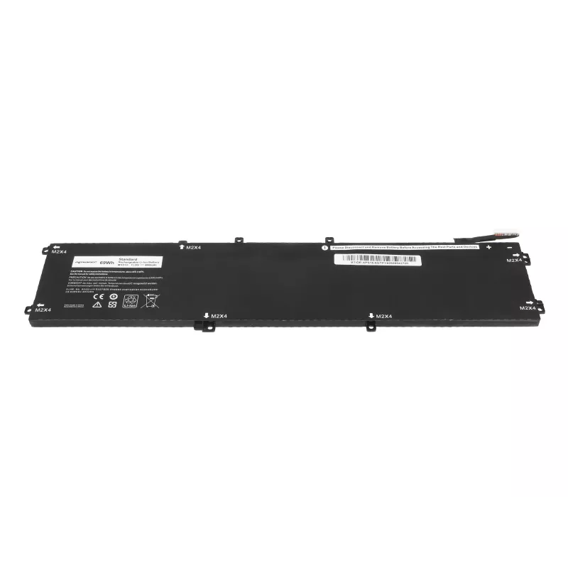 MITSU baterija 6GTPY, skirta Dell XPS 15 9550 - 6000 mAh (69 Wh)