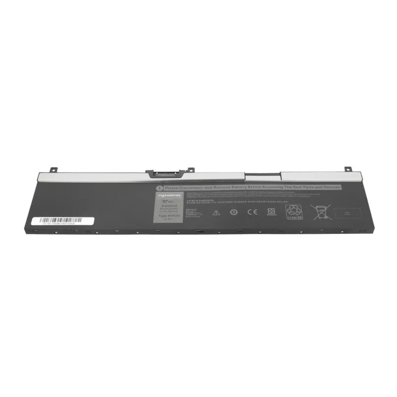 MITSU Battery NYFJH, skirta Dell Precision 7530 7540 7740 - 8500 mAh (97 Wh)