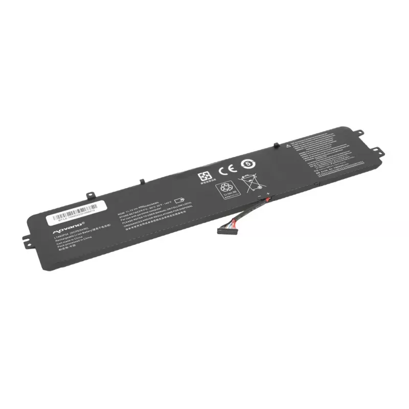 MITSU baterija L14M3P24 L14S3P24, skirta Lenovo IdeaPad 700-15ISK - 4000 mAh (44 Wh)