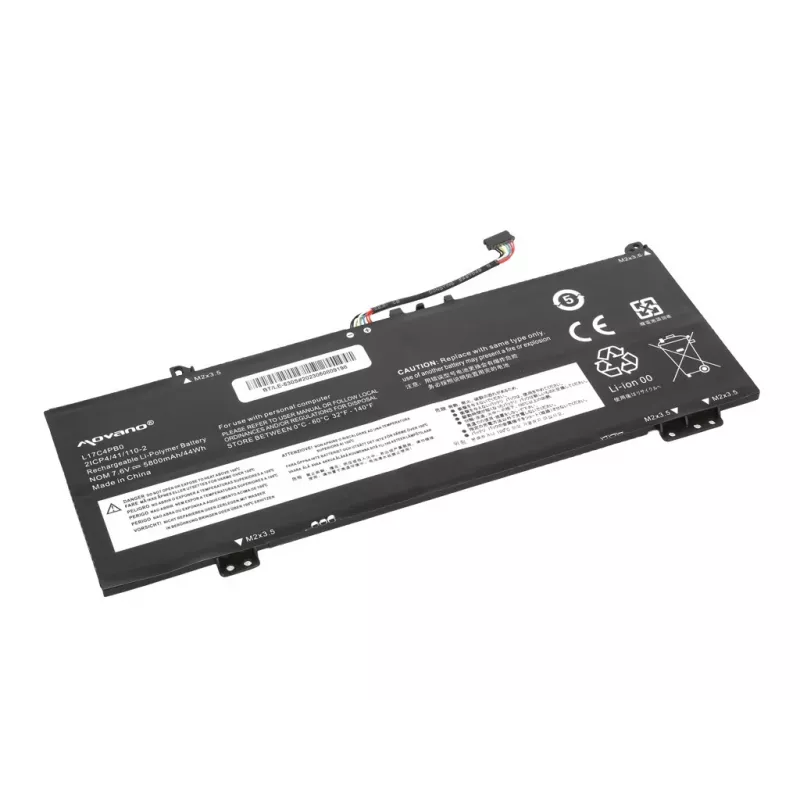 MITSU Battery L17C4PB0 L17M4PB0, skirta Lenovo Yoga 530-14IKB - 5800 mAh (44 Wh)