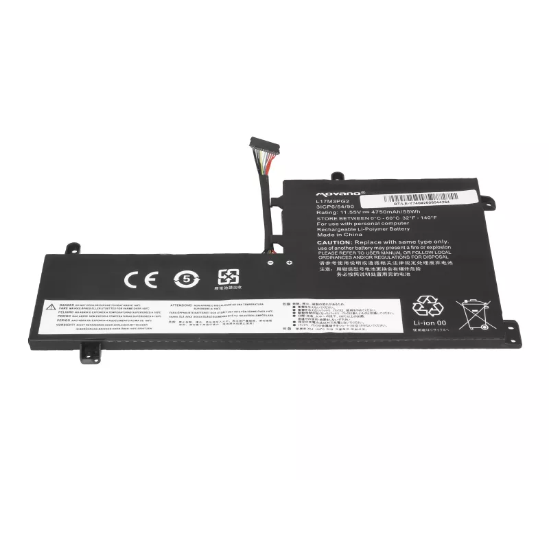 MITSU Battery L17C3PG2, skirta Lenovo Legion Y530 Y730 Y7000 - 4750 mAh (55 Wh)