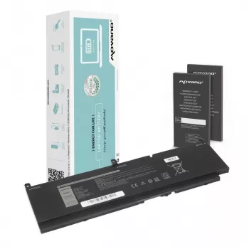 MITSU Battery PKWVM, skirta Dell Precision 15 7550, 7560, Precision 17 7760 - 7400 mAh (84 Wh)