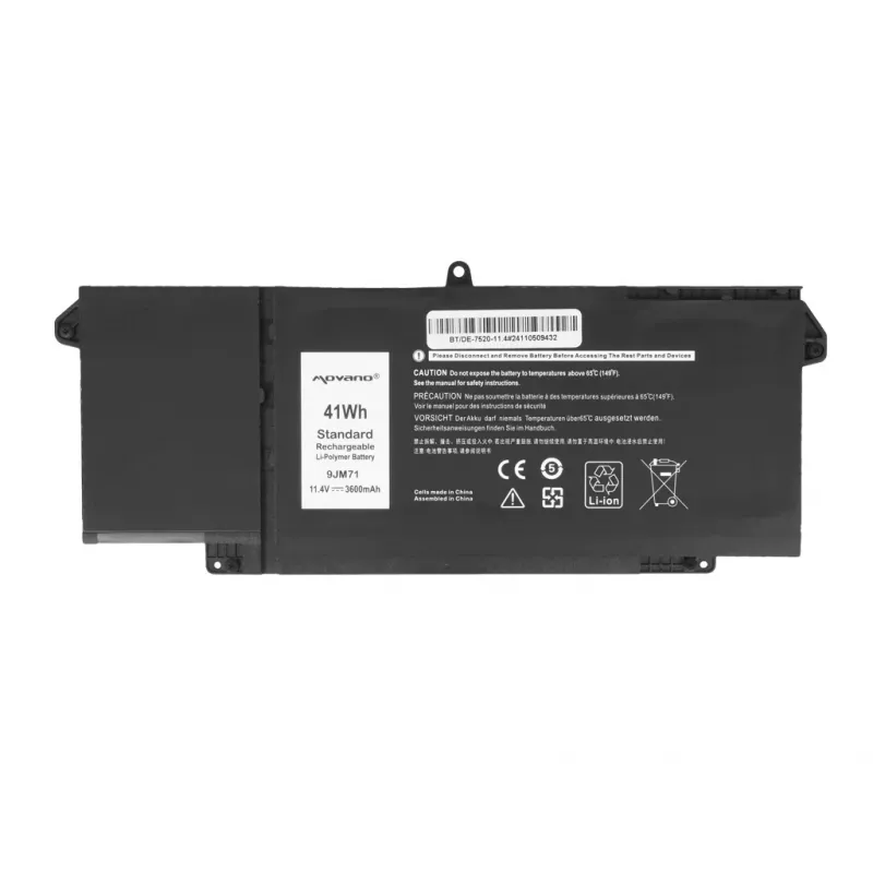 MITSU Baterija 9JM71 7FMXV, skirta Dell Latitude 5320 7320 7420 7520 - 3600 mAh (41 Wh)