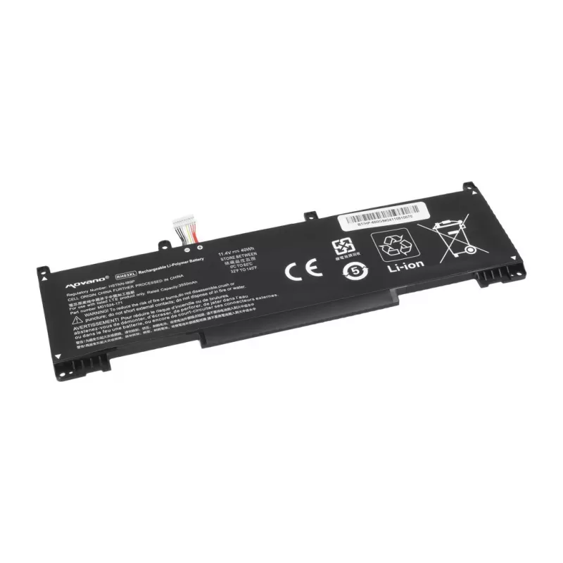 MOVANO baterija RH03XL, skirta HP ProBook 440 445 450 630 640 650 G8 G9 G10 - 3550 mAh (40 Wh)