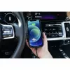ANSMANN WiLine 15 belaidis automobilinis įkroviklio laikiklis - 15W Qi greitasis įkrovimas, automatinis užspaudimas, 360° sukimas, juodas