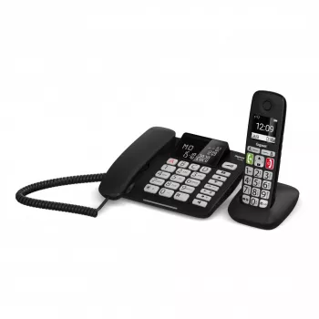 Gigaset DL780 Plus Laidinis Telefonas su Atsiliepimo Aparatu, Juodas