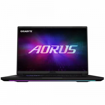 Gigabyte AORUS MASTER 16 8XJJ4EEE64SP 16 colių QHD+ AMD Ryzen 9 8940HX 64GB 2TB SSD RTX 5070 Ti Windows 11 Home English Keyboard 2 metų garantija