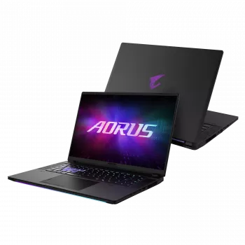 Gigabyte AORUS MASTER 16 6XJM4EEE64SP 16 colių QHD+ žaidimų nešiojamas kompiuteris, AMD Ryzen 9 9955HX3D, 64GB DDR5, 2TB NVMe SSD, NVIDIA GeForce RTX 5070 Ti, Windows 11 Home, angliška klaviatūra, 2 metų garantija, juoda