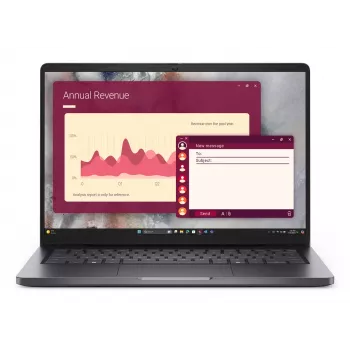 Dell Pro 14 PC14250 nešiojamas kompiuteris - Intel Core 5 220U, 16 GB RAM, 512 GB SSD, 14,0 inch FHD+ ekranas, Windows 11 Pro, 3 metų ProSupport