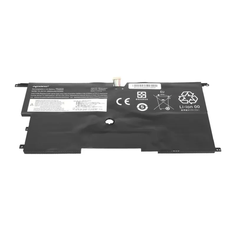 MOVANO akumuliatorius, skirtas Lenovo ThinkPad X1 Carbon Gen 2/3 - 2800 mAh (43 Wh)