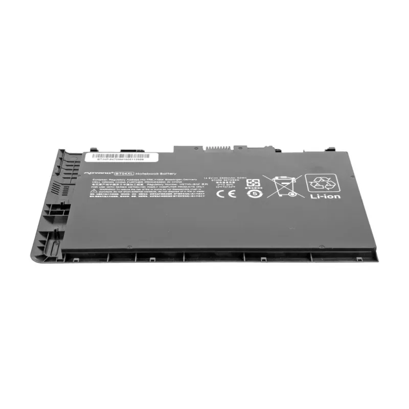 MOVANO baterija BT04XL, skirta HP EliteBook Folio 9470m 9480m - 3500 mAh (52 Wh)