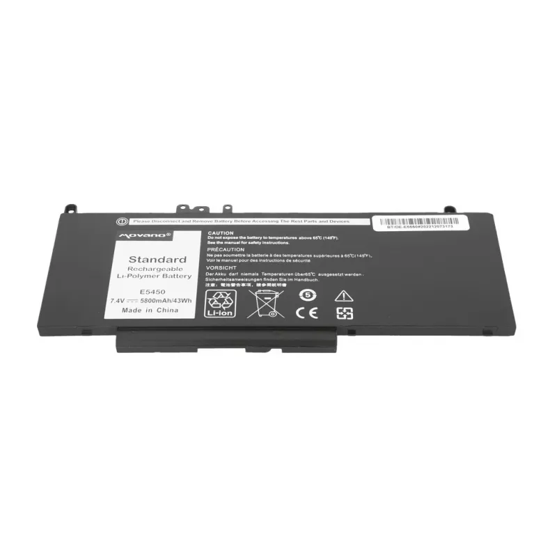 MOVANO baterija G5M10 WYJC2 8V5GX, skirta Dell E5450 E5550, 7,4 V - 5800 mAh (43 Wh)