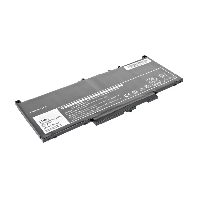 MOVANO baterija J60J5 GG4FM MC34Y, skirta Dell E7270 E7470 - 7200 mAh (55 Wh)