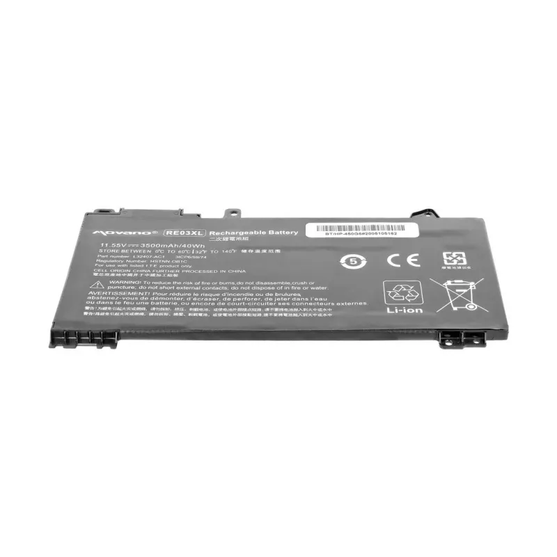 MOVANO baterija RE03XL, skirta HP 430 440 450 G6 430 440 450 G7 - 3500 mAh (40 Wh)