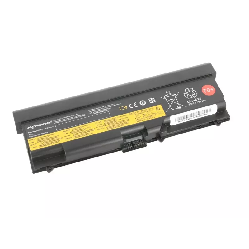 MOVANO akumuliatorius, skirtas Lenovo ThinkPad L530 T430 T530 - 6600 mAh (71 Wh)