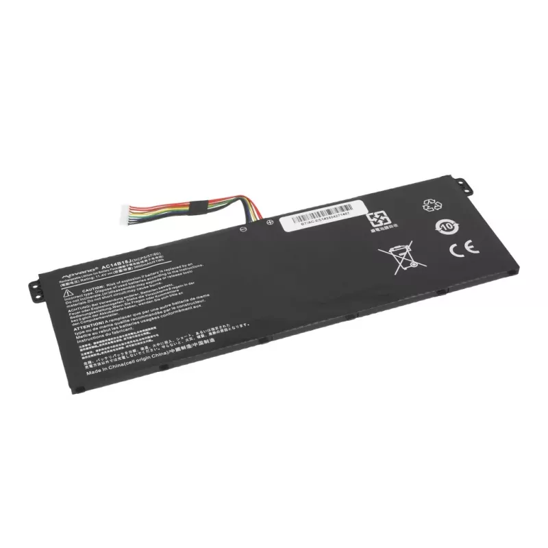 MITSU Battery AC14B13J AC14B18J, skirta Acer Aspire ES1 V3 - 3600 mAh (41 Wh)