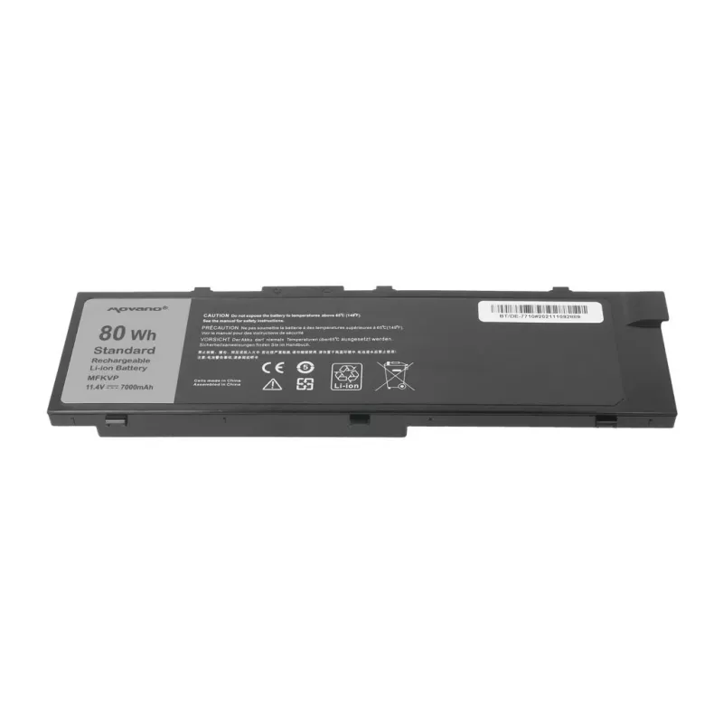 MOVANO baterija MFKVP, skirta Dell Precision 15 7510 17 7710 - 7000 mAh (80 Wh)