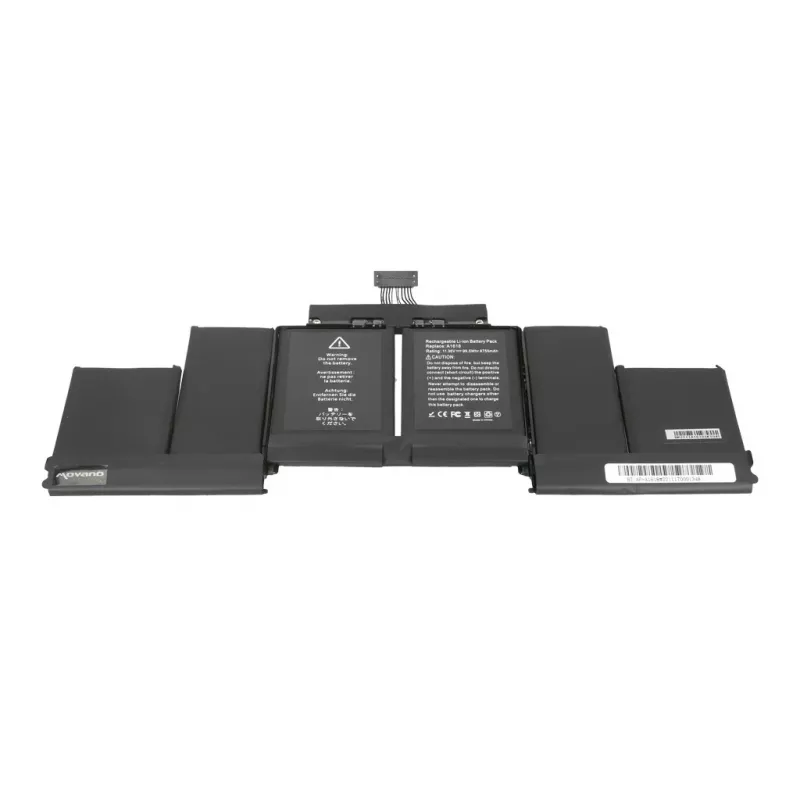 MOVANO Battery A1618, skirta MacBook Pro 15 Retina A1398 2015 - 8755 mAh (99,5 Wh)