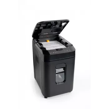 WALLNER Smulkintuvas AF160 C2 Skersinis Smulkinimas, 160 lapų automatinis padavimas, P-4 saugumas, 26L krepšelis, Juoda