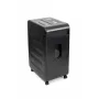 Wallner MR 2817 C4 kryžminio pjovimo popieriaus smulkintuvas, 10 lapų, 21 L, juodas