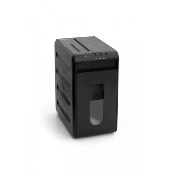 Wallner MR 1005 C2 kryžminio pjovimo popieriaus smulkintuvas, 6 lapai, 10 l, juoda