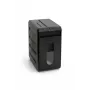 Wallner MR 1005 C2 kryžminio pjovimo popieriaus smulkintuvas, 6 lapai, 10 l, juoda