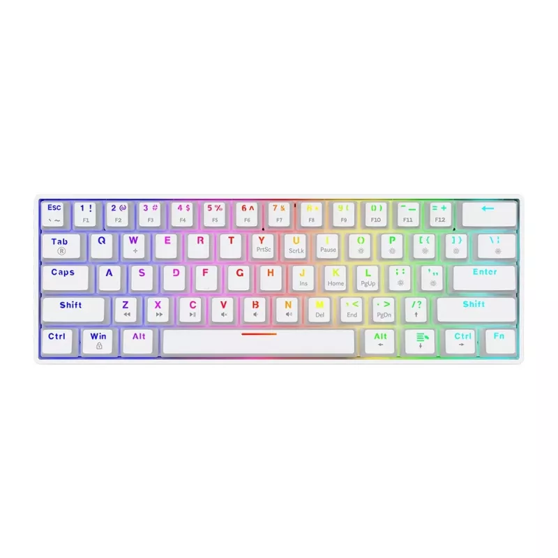 SAVIO Whiteout X2 Outemu Peach Silent mechaninė klaviatūra