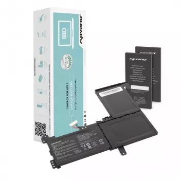 MOVANO baterija B31N1637, skirta Asus VivoBook S15 S510 F510 - 3600 mAh (41 Wh)