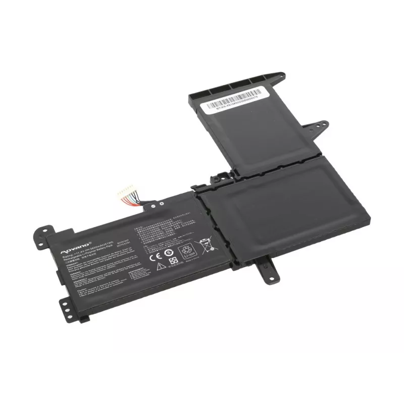 MOVANO baterija B31N1637, skirta Asus VivoBook S15 S510 F510 - 3600 mAh (41 Wh)