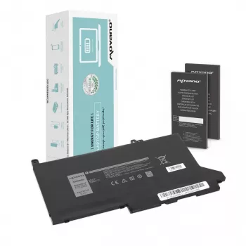 MOVANO baterija DJ1J0 C27RW, skirta Dell Latitude 7280 7290 7380 7390 7480 7490 - 11,4V - 3000 mAh (34 Wh)