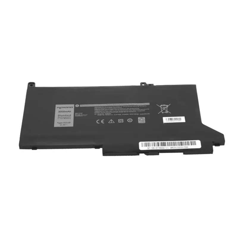MOVANO baterija DJ1J0 C27RW, skirta Dell Latitude 7280 7290 7380 7390 7480 7490 - 11,4V - 3000 mAh (34 Wh)