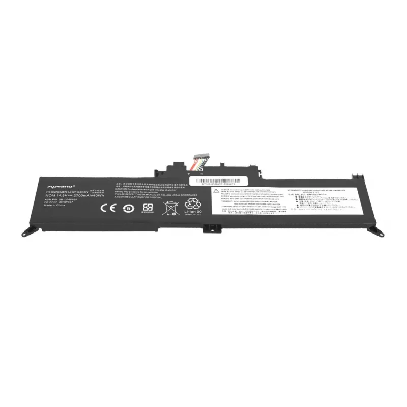 MOVANO baterija 00HW027 01AV434, skirta Lenovo ThinkPad Yoga 260 370 X380 - 2700 mAh (40 Wh)