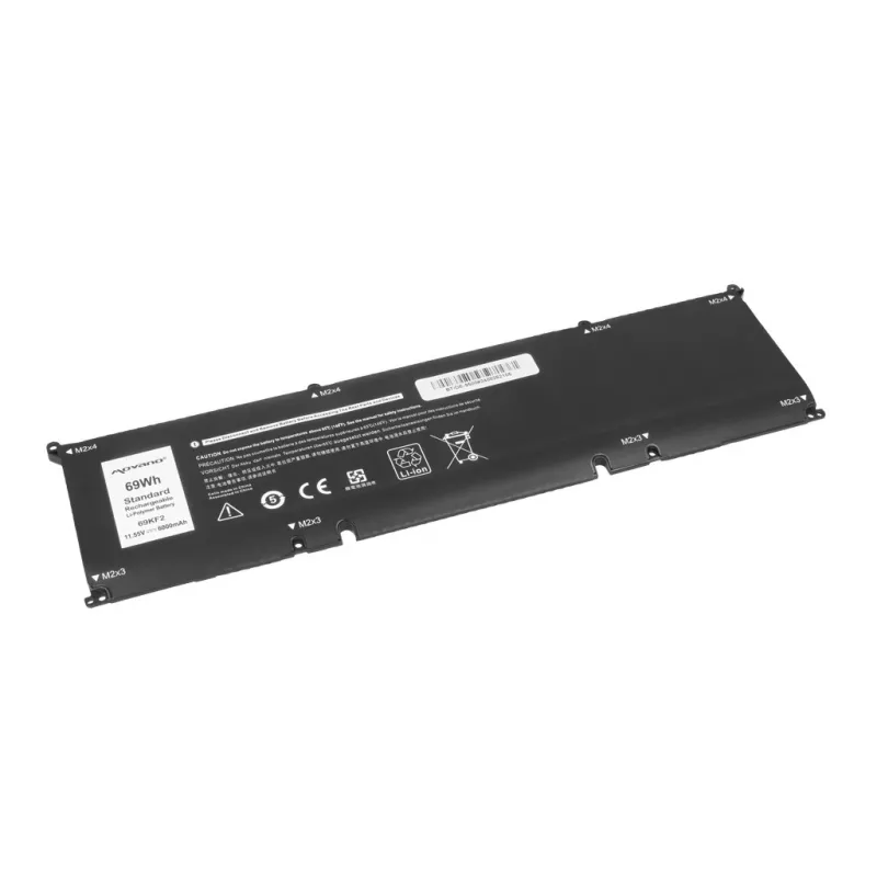 MOVANO baterija 69KF2, skirta Dell Alienware M17 M15 R3 R4 Precision 5550 XPS 9500 9510 - 6000 mAh (69 Wh)