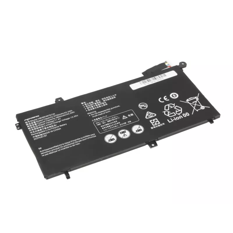 MOVANO baterija, skirta Huawei Matebook D serijai HB46K497ECW - 3700 mAh (42,2 Wh)