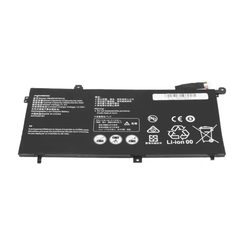 MOVANO baterija, skirta Huawei Matebook D serijai HB46K497ECW - 3700 mAh (42,2 Wh)