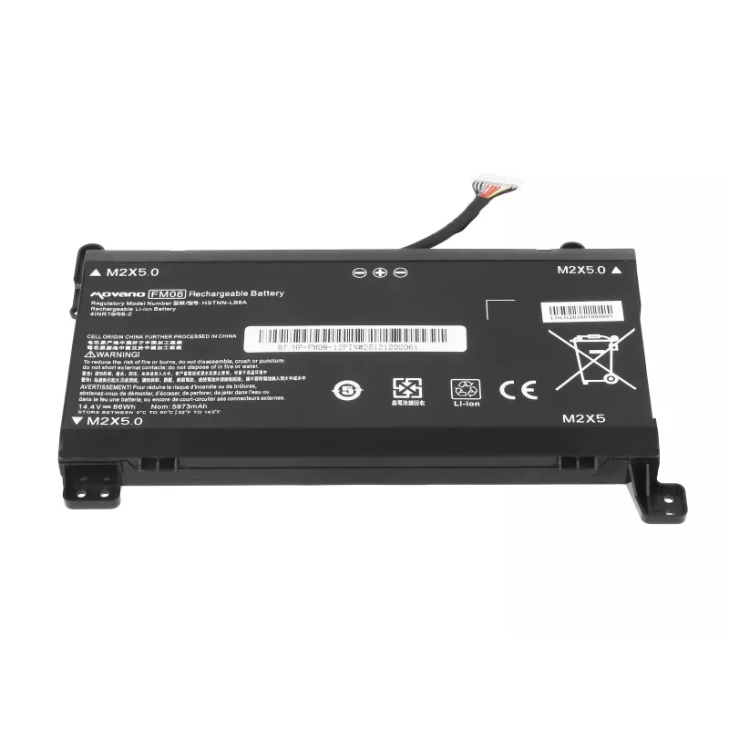 MOVANO Battery FM08 TPN-Q195, skirta HP Omen 17-AN 12-Pin - 5973 mAh (86 Wh)