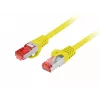 LANBERG Cat.6 S/FTP LSZH Patch Cable 20m Yellow Fluke Passed