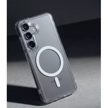 Crong Hybrid Clear Magnetic MagSafe Case Samsung Galaxy A37 / A36 (skaidrus)