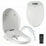 MEDIA-TECH Smart Toilet Seat MT5705 Electronic Bidet su šildoma sėdyne, šilto vandens plovimu, džiovintuvu, dezodoratoriumi, naktine šviesa, nuotolinio valdymo pultu