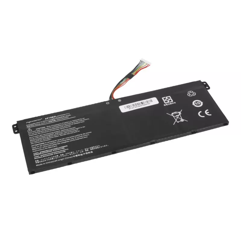 MOVANO baterija AP19B5L, skirta Acer Aspire 5 A515-43, Swift 3 SF314-42, Vero AV15-51 - 3400 mAh (52 Wh)
