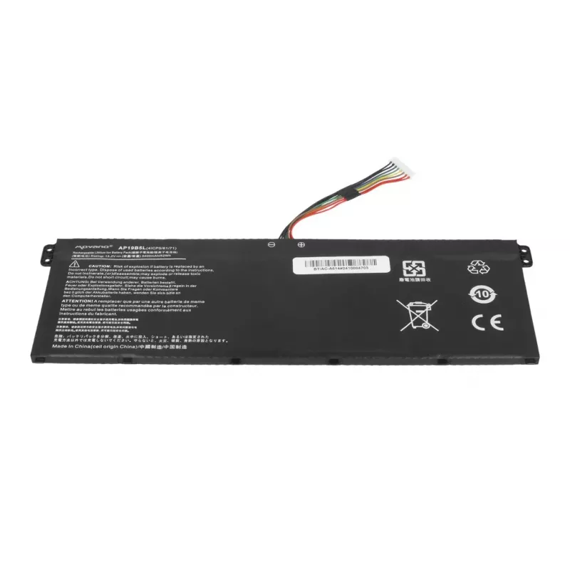 MOVANO baterija AP19B5L, skirta Acer Aspire 5 A515-43, Swift 3 SF314-42, Vero AV15-51 - 3400 mAh (52 Wh)