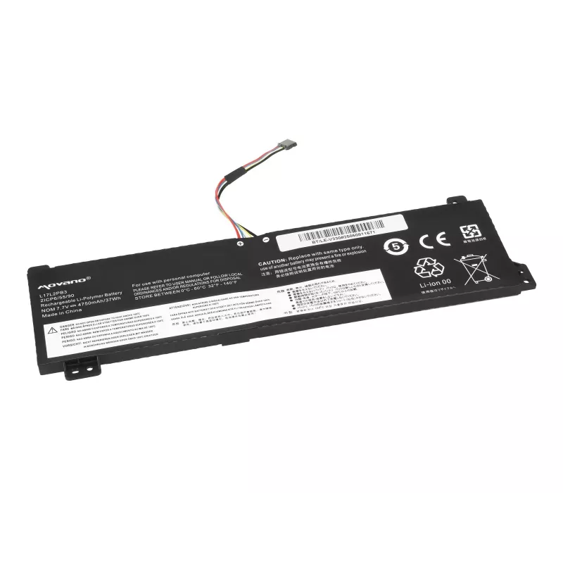 MOVANO baterija L17L2PB3, skirta Lenovo V130-15IGM V330-15IKB V530-14IKB V530-15IKB - 4750 mAh (37 Wh)