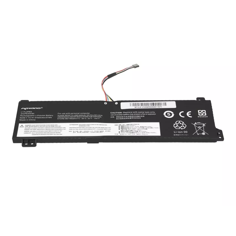 MOVANO baterija L17L2PB3, skirta Lenovo V130-15IGM V330-15IKB V530-14IKB V530-15IKB - 4750 mAh (37 Wh)