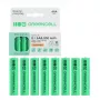 GREEN CELL Įkraunamos baterijos 8xAAA HR03 950mAh NiMH