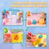 LEAN TOYS Kūrybinis plastiko rinkinys „Squishy“ dekoratyvinių desertų ir gėlių kūrimui „Pasidaryk pats“